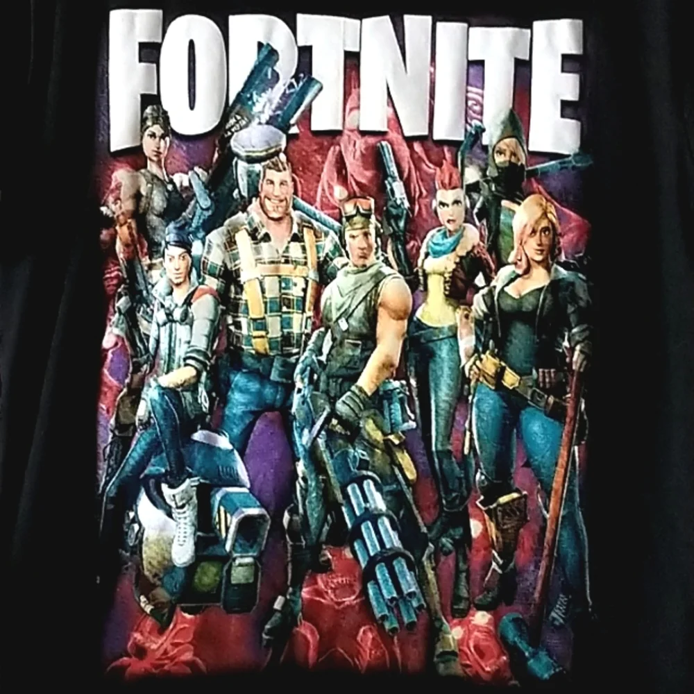 Fortnite T-shirt Kids Cotton Shirt Funny youth Tee S
